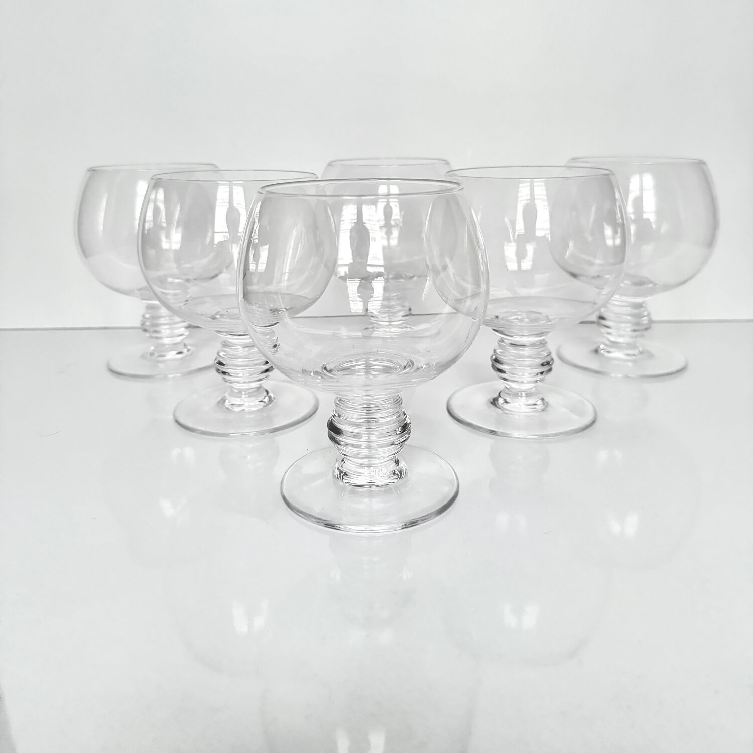 6 crystal glasses from Vannes