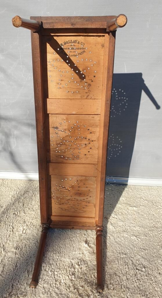 Art Deco bench theater signed Gallay & Cie Paris 1930