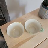 Set of 2 Faïences d'Orchies coffee cups