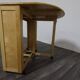 Table pliante scandinave et chaises, années 1980, ensemble de 2