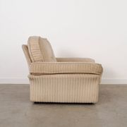 Fauteuil crème Soffio, design italien, années 1970, fabriqué par Doimo.