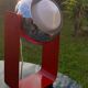 Lampe eyes ball vintage massive