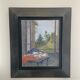 Marc Mouclier (1866-1947) The Flag at the Window, 1942 Oil on Panel Signed and Dated
