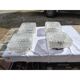 4 vintage ceiling lights from the 1960s in glass