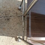 Vintage chrome Textable style folding trolley