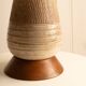 Grande lampe danoise en céramqiue - mid century