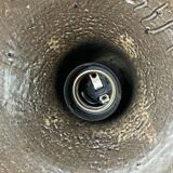 Danish ceramic pendant light from the 60s