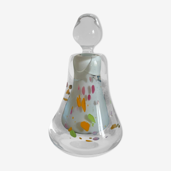 Bottle of blown glass perfume