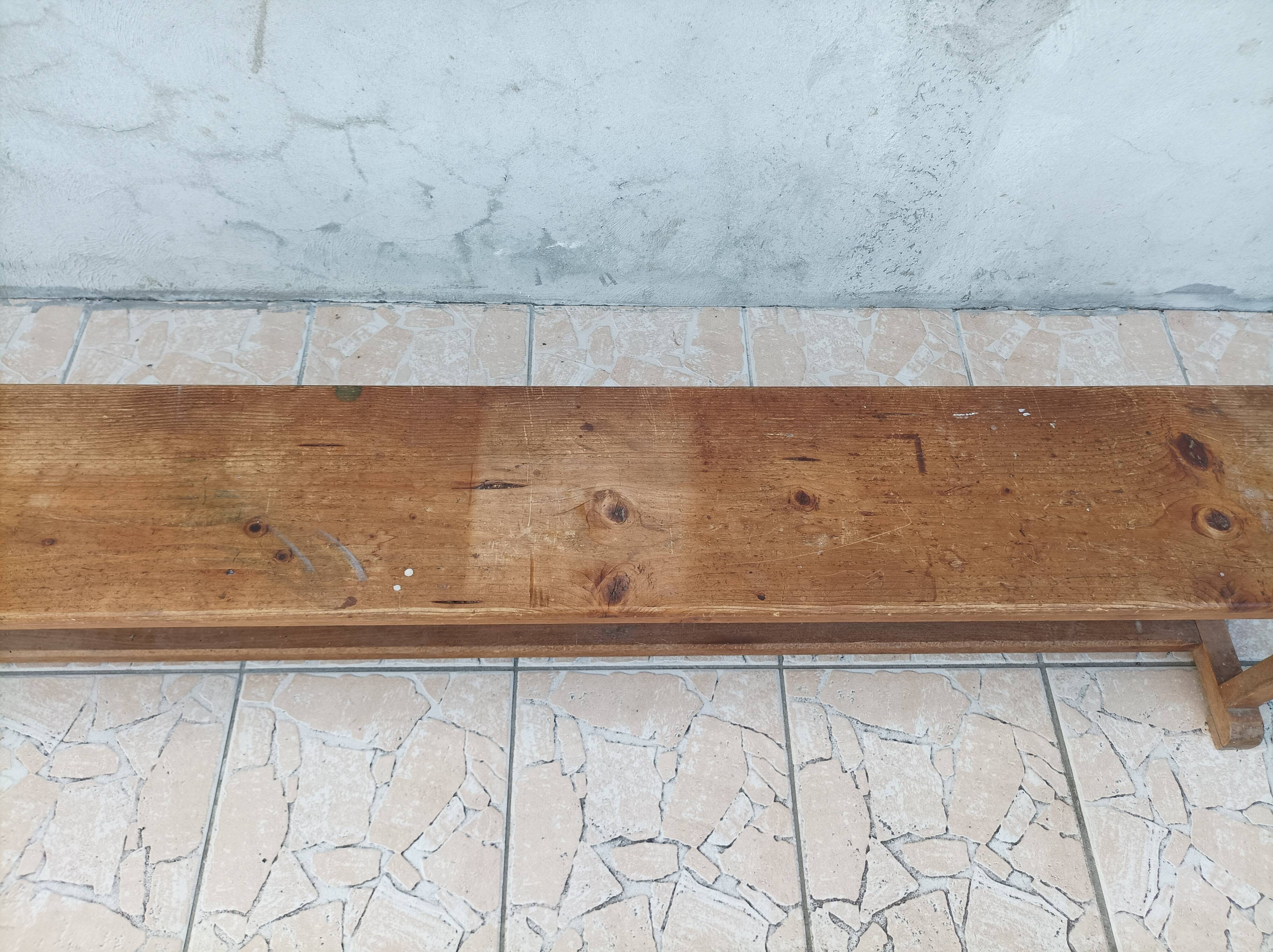 Vintage pine bench