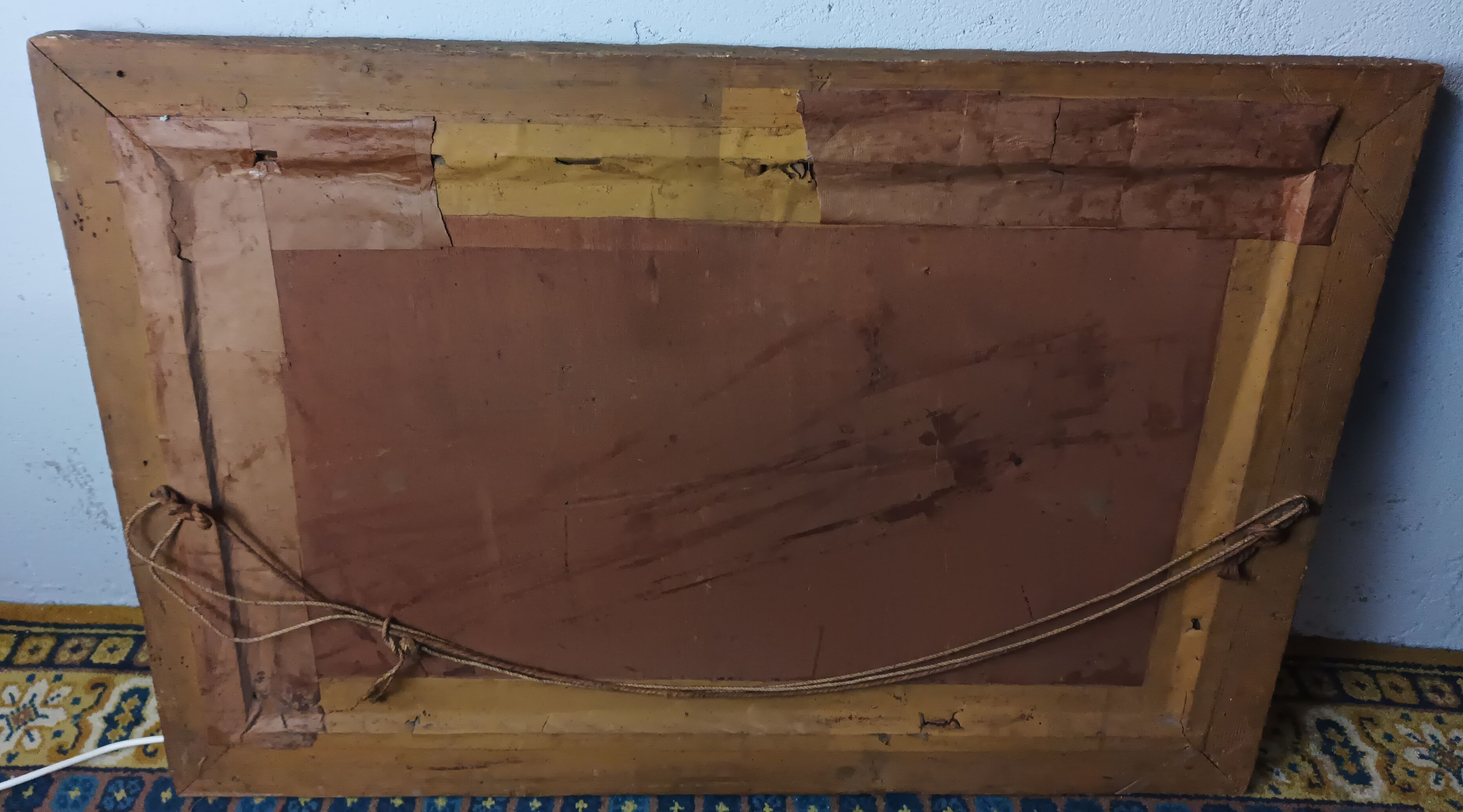 Oil painting on panel signed Robert Pichon landscape