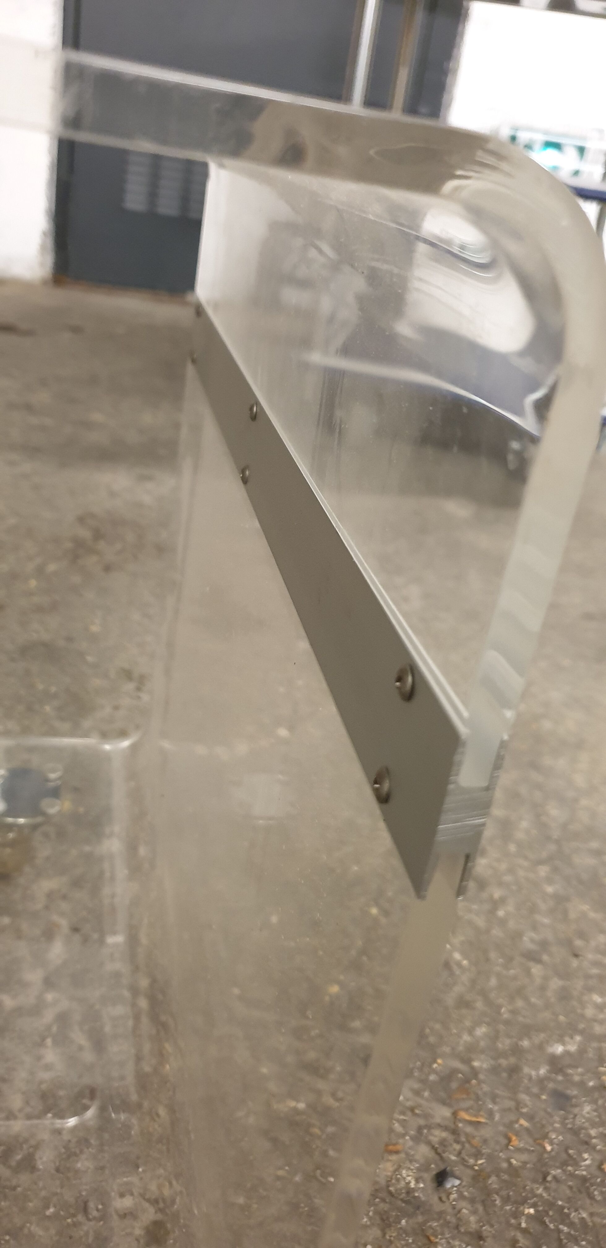 Plexiglas coffee table