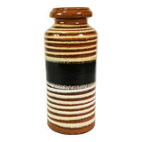 Ceramic, modernist vase, Scheurich, Germany, 1960s.