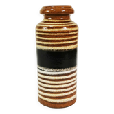 Ceramic, modernist vase, Scheurich, Germany, 1960s.