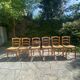 Set de 6 chaises en paille