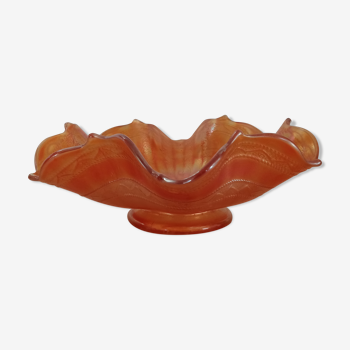 Carnival glass bowl