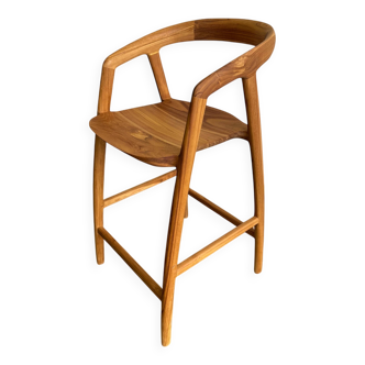 Wabisabi wooden bar stool / stool