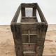 Old bottles rack in wood material