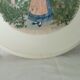 Plate a tart in Sarreguemines earthenware, model Obernai.