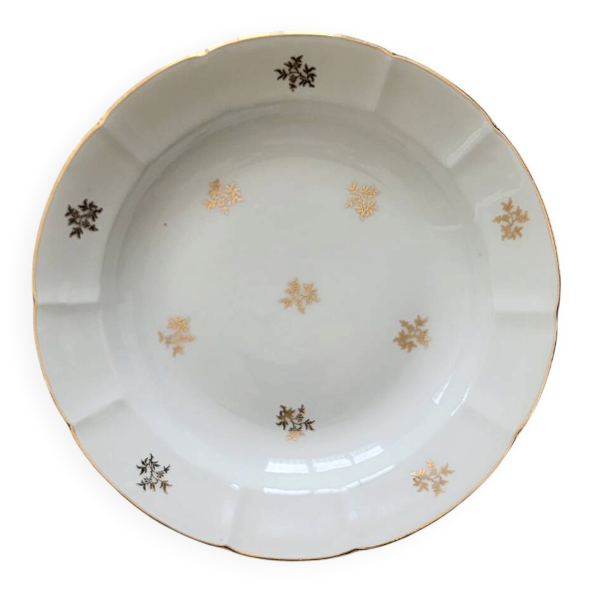 Shallow dish Limoges porcelain