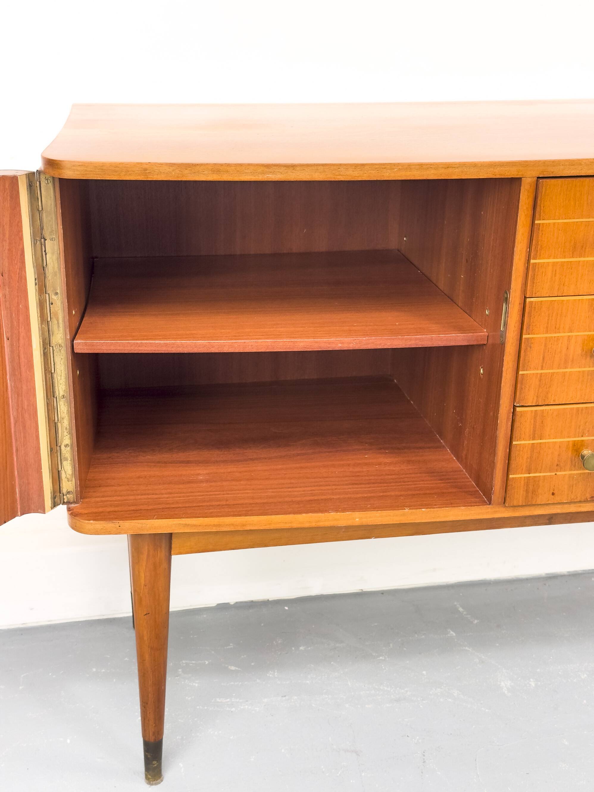 Mid-Century Sideboard in Walnut, 1950s