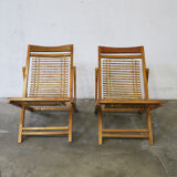 Pair of child sunbeds