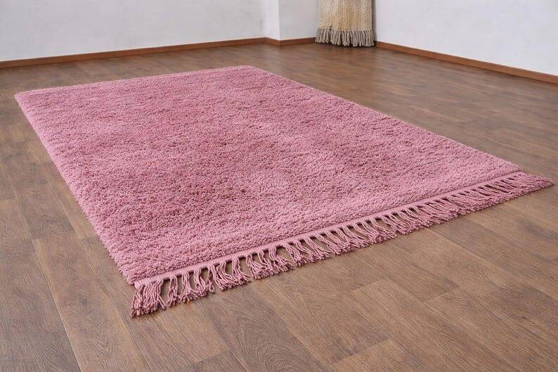 Traditional handmade pure wool Berber rug 1.5/2.5 m