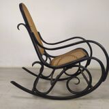 Rocking-chair curved wood