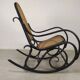 Rocking-chair curved wood