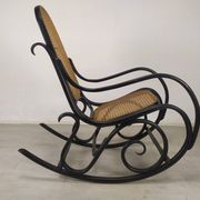 Rocking-chair curved wood