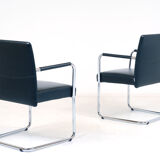Paire de fauteuils Walter Knoll édition Ligne Jason modèle 1519