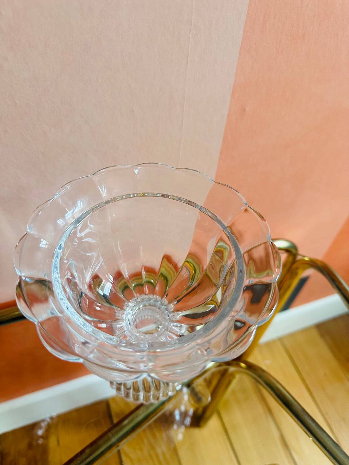 Antique glass bonbonnière