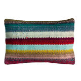 Housse de coussin vintage turque faite à la main, 30 x 50 cm