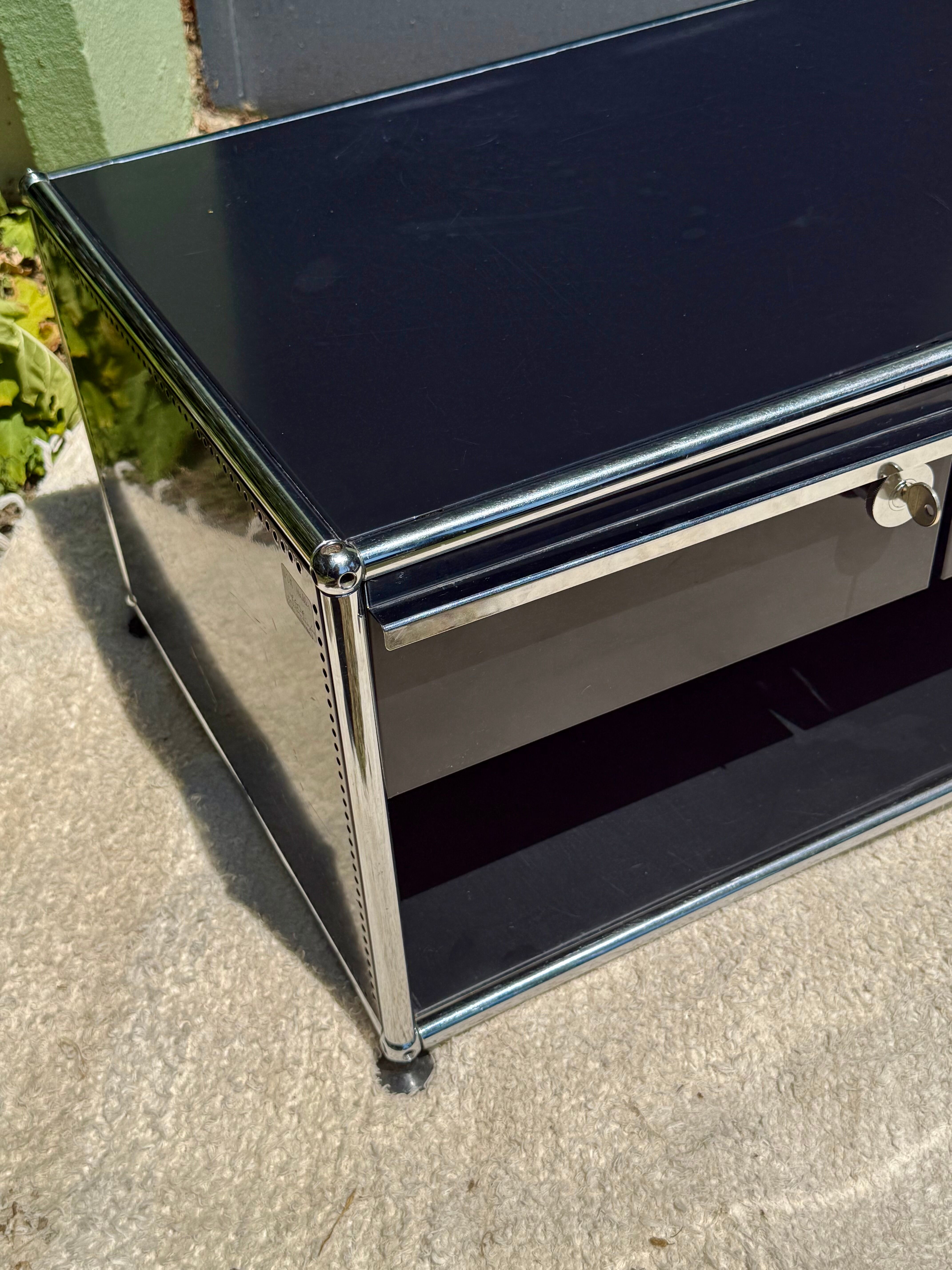 USM Haller Black Furniture – Nightstand / TV Unit / Coffee Table
