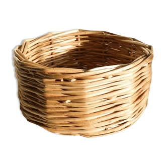 Natural basket wicker blond