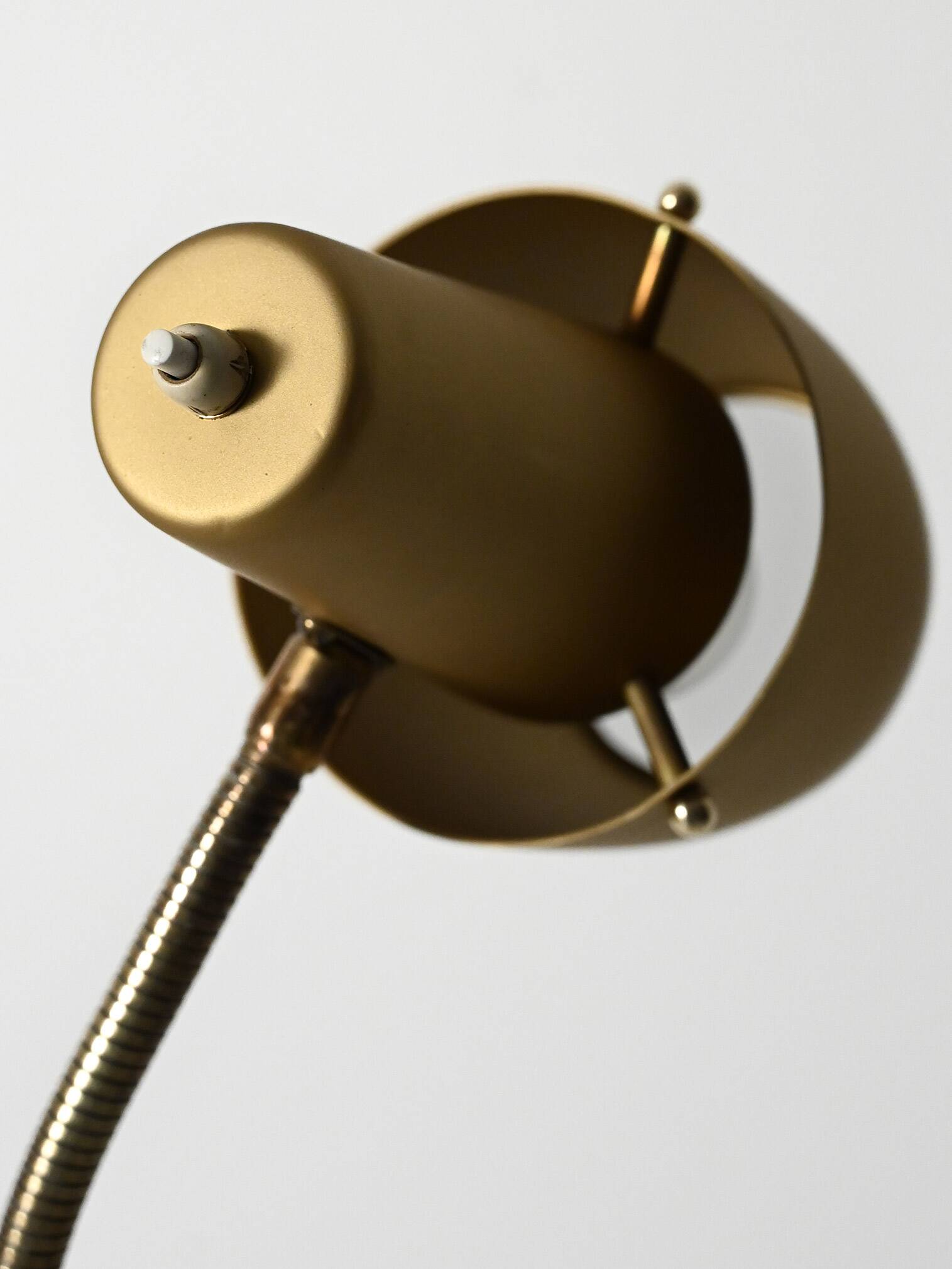 Scandinavian brass floor lamp, 1950s/60s