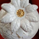 Seau à glaçons - ananas - liège laqué blanc - deco animaux végétaux