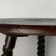 French modernist wood turned bobbin side sable in the manner of Charles Dud