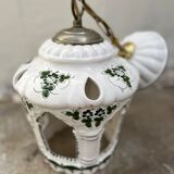 Vintage porcelain pendant lamp/chandelier