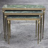Marble pull out tables