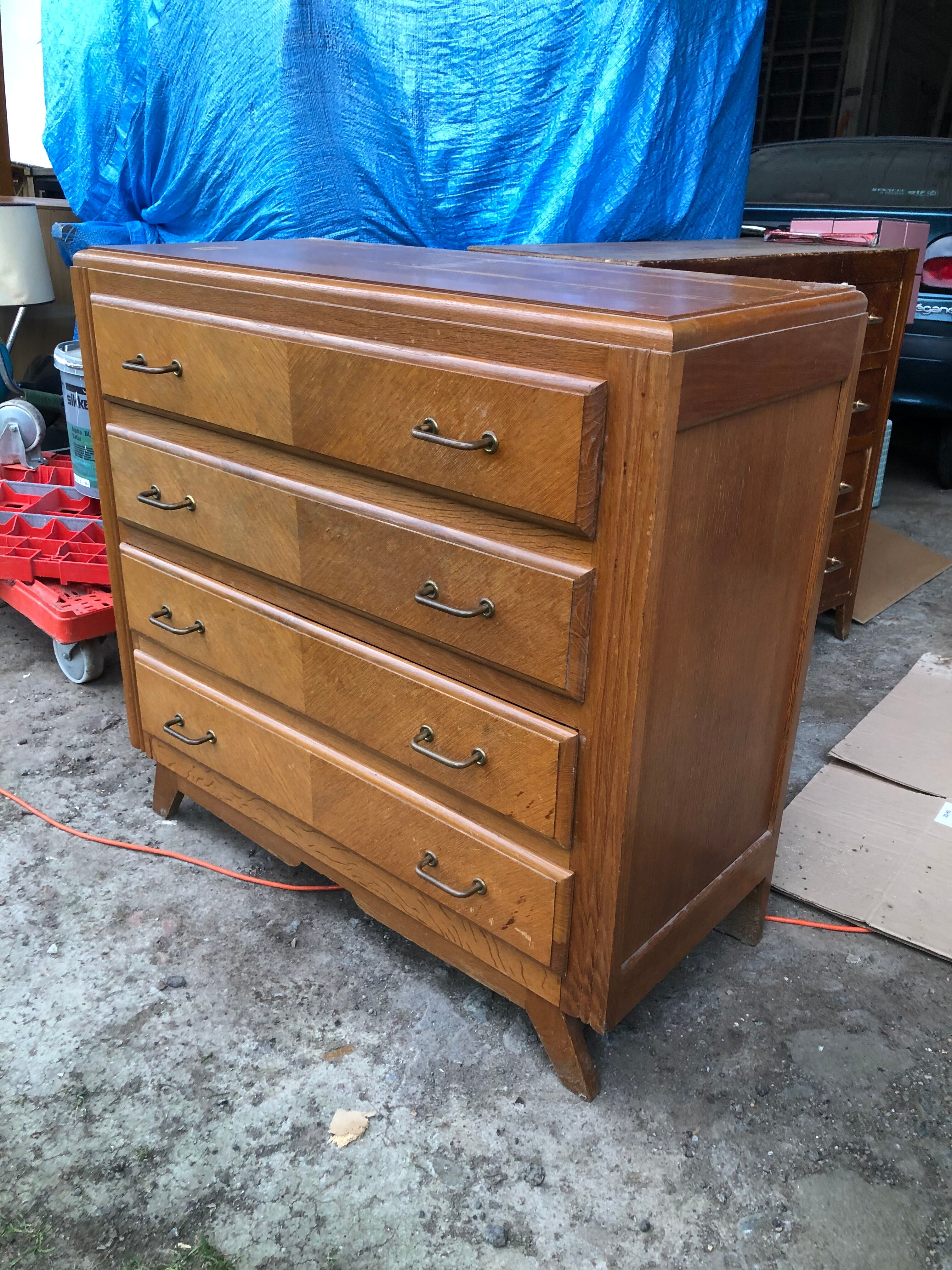 Commode pieds compas années 60