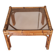 Vintage coffee table, rattan, bamboo and glass in the style of Vivai del Sud.