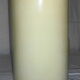 Cylindrical fiberglass bedside table from the 60s