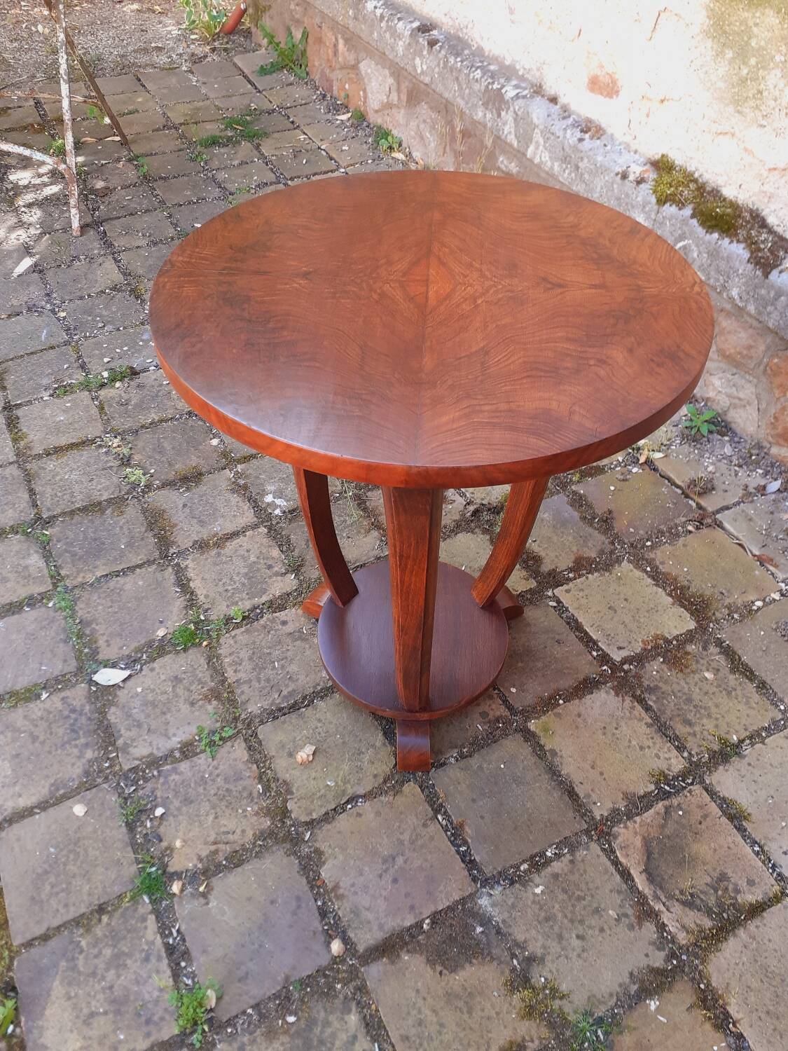 Art Deco Side Table from the 1950s