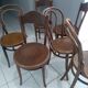 Lot 6 chairs of Bistrot mismatched - 1900