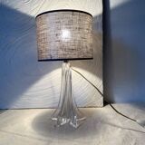 Crystal lamp in Daum style, 1960s.