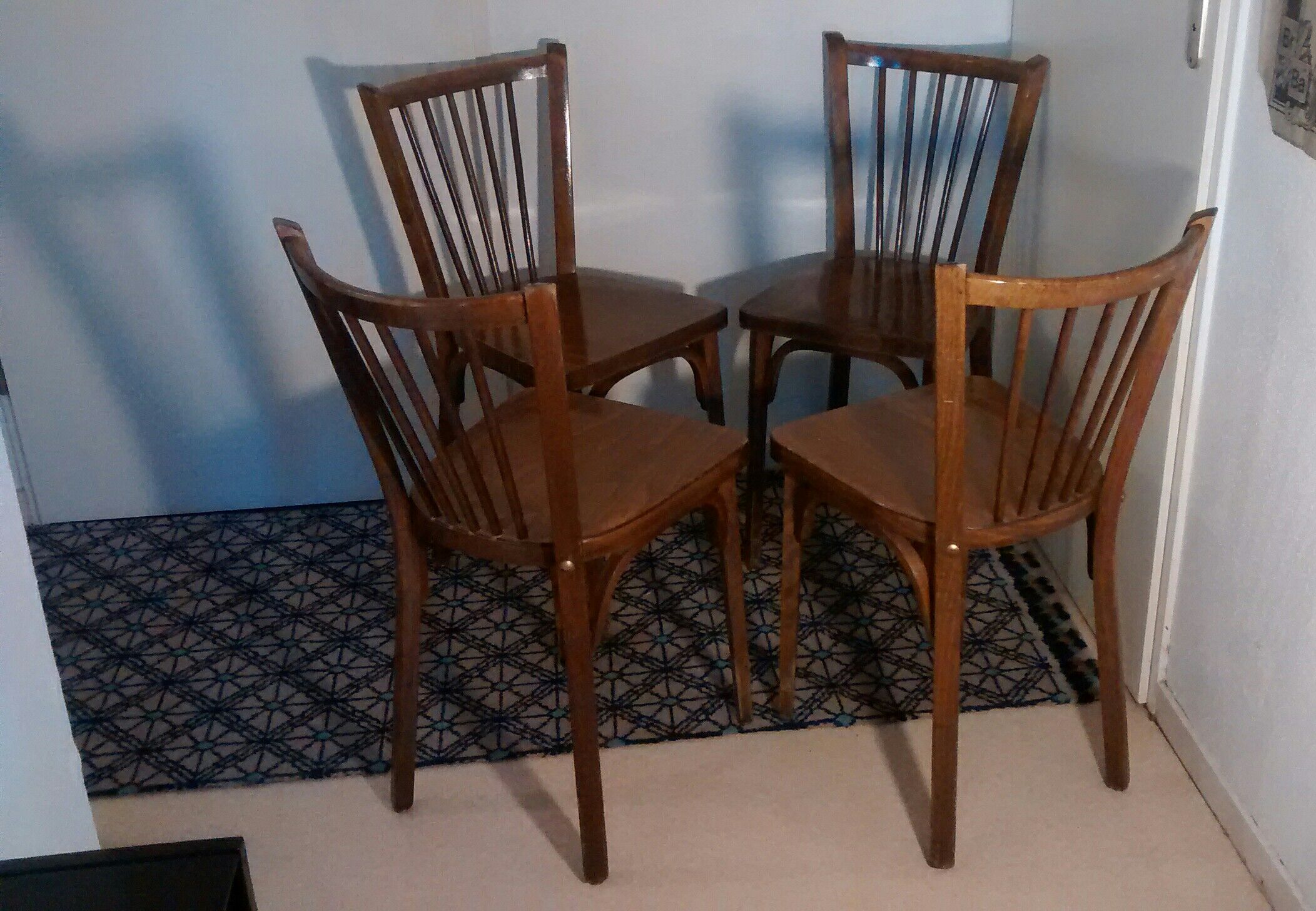 Set of four chairs Bistro Baumann