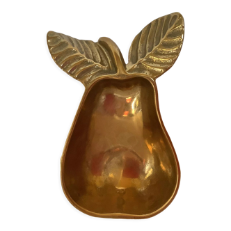 Empty pocket pear fruit brass