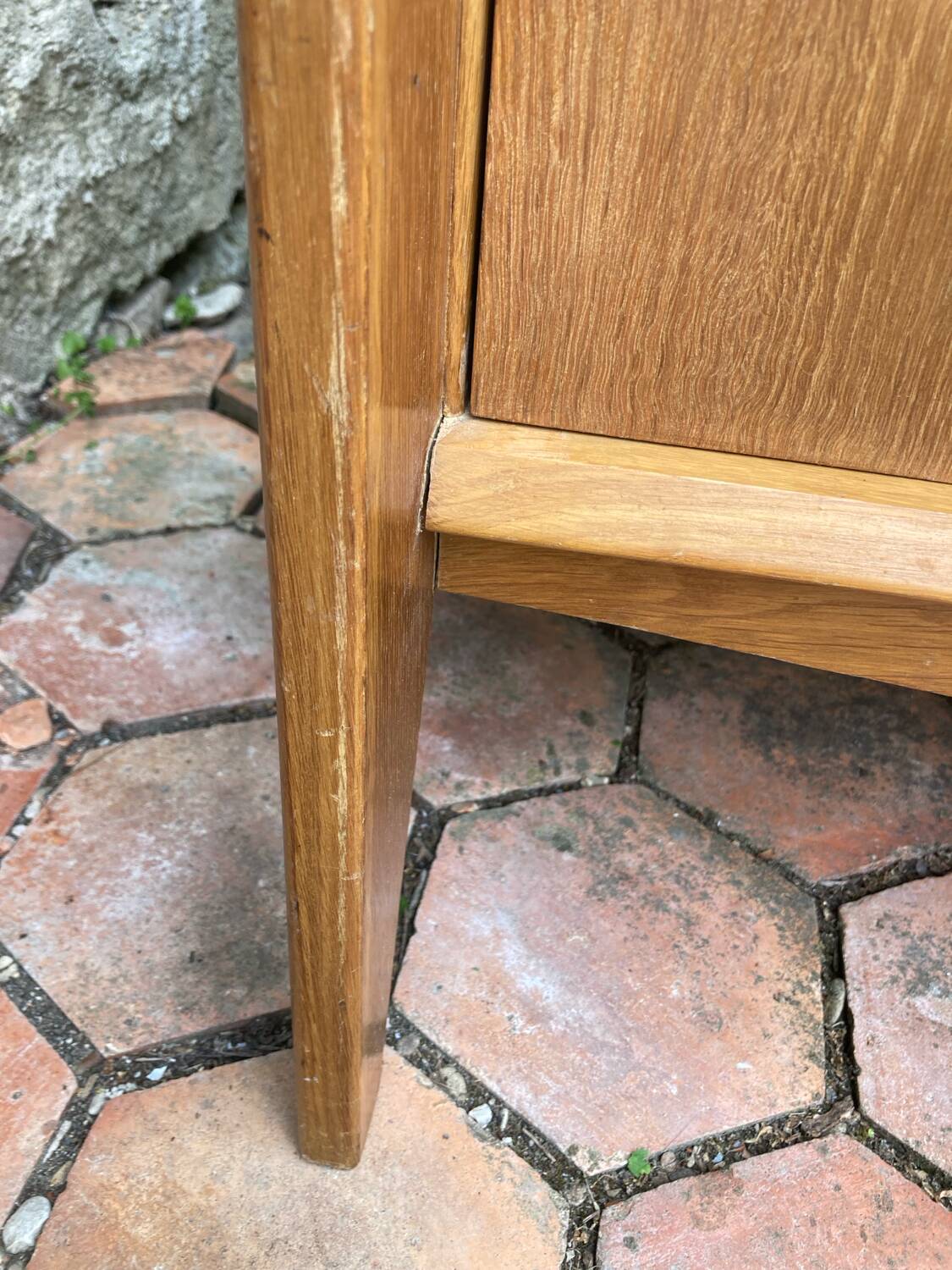 Vintage bookcase shelf