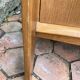 Vintage bookcase shelf