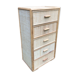 Vintage rattan commodus